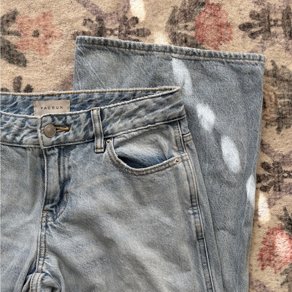 PacSun Light Wash Low Rise Baggy Jeans
